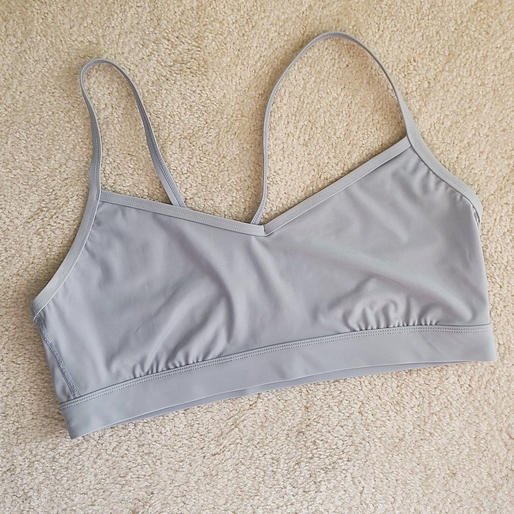 All In Motion Light Support Sports Bra Grey L